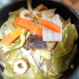 京のおばんざい★甘湯葉と白菜の煮物